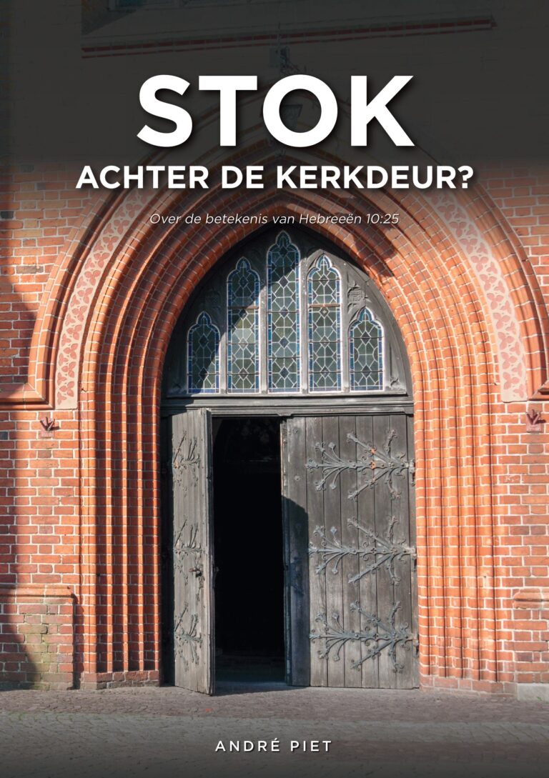 Afbeelding bij de brochure "Stok achter de kerkdeur?"