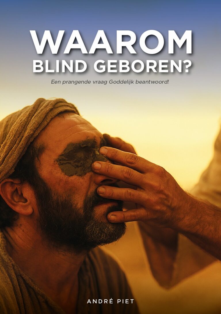 Afbeelding bij de brochure "Waarom blind geboren?"