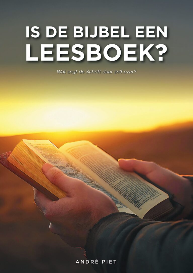 Afbeelding bij de brochure "Is de Bijbel een leesboek?"